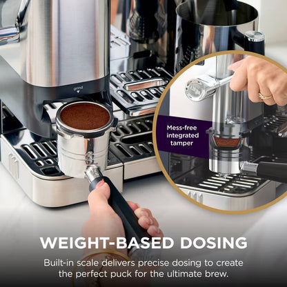 Ninja Luxe Cafe Pro Series 4-in-1 Espresso Coffee Cold Brew Hot Water Machine Stainless Steel